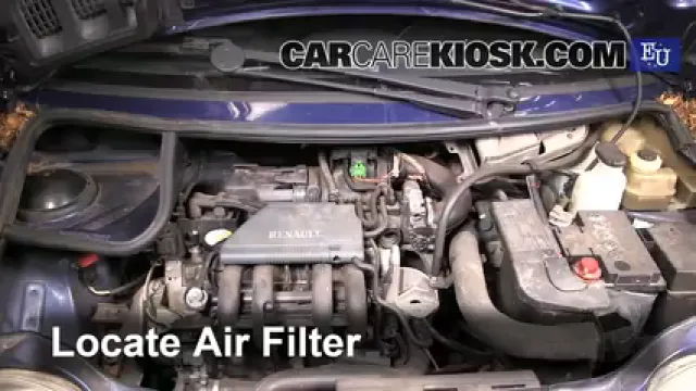 1997 Renault Twingo Air 1.1L 4 Cyl. Filtre à air (moteur) Changement